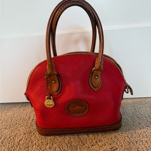 Vintage Dome red dooney and bourke Handbag